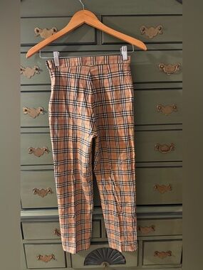 Burberry Golf Vintage Pants, See note on sizing - fits 24 waist